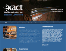 Tablet Screenshot of exactaz.com